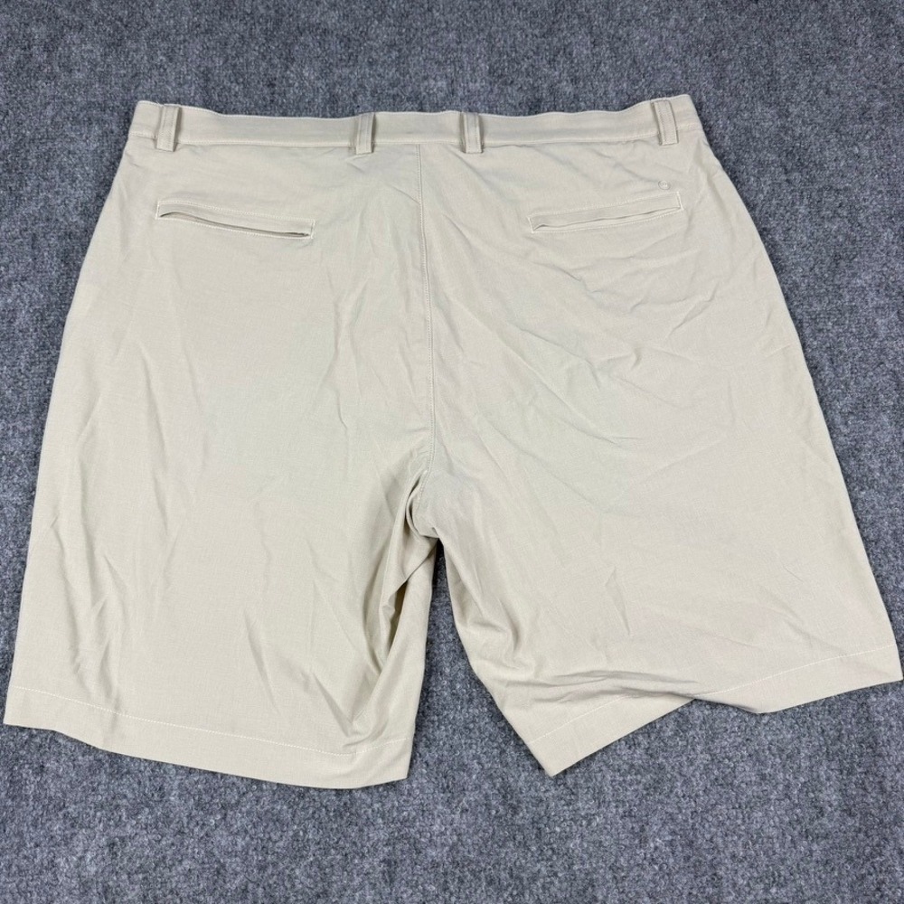 Peter Millar Shackleford Shorts Mens 38 Khaki Performance 4-Way Stretch Golf Tan - Picture 2 of 8